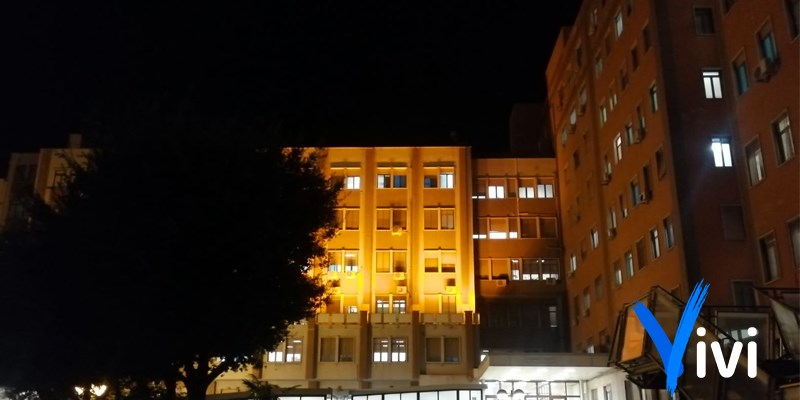 Giornata mondiale contro il cancro infantile: l'ospedale di Taranto si tinge di oro