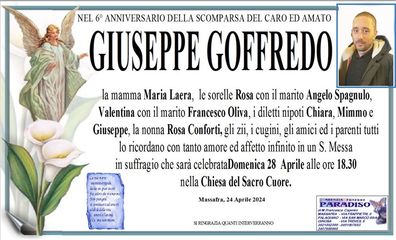 Anniversario di Giuseppe Goffredo