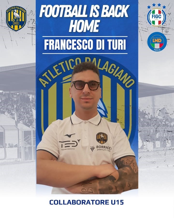 Lo staff dell'Asd Atletico Palagiano