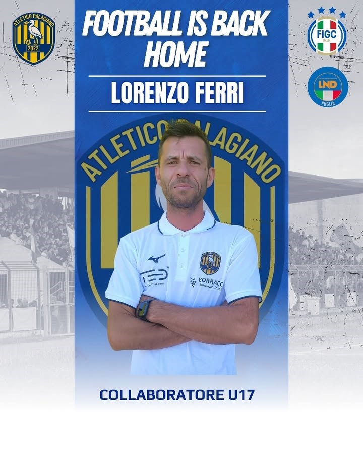 Lo staff dell'Asd Atletico Palagiano