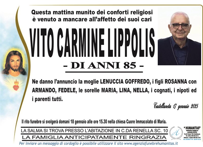 Trigesimo di Vito Carmine Lippolis