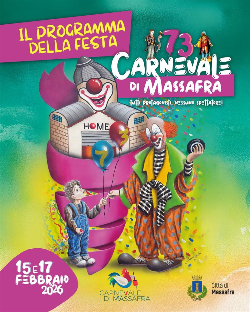 Carnevale di Massafra, ecco il programma della 73ª edizione