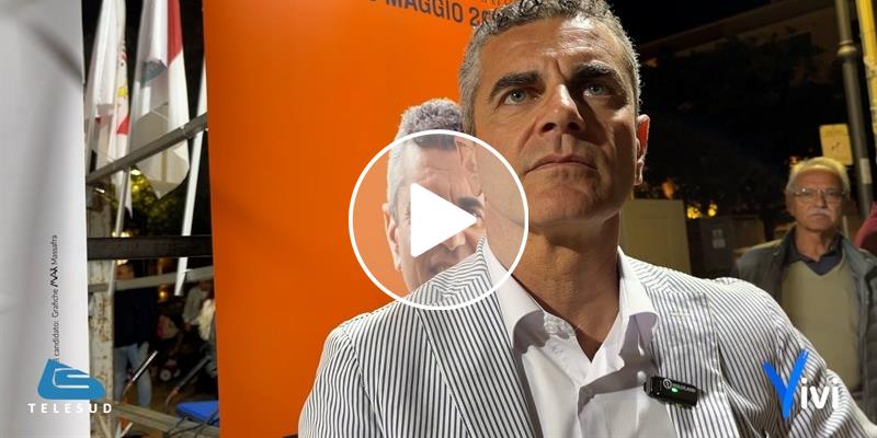 Losavio apre la campagna elettorale in piazza Vittorio Emanuele