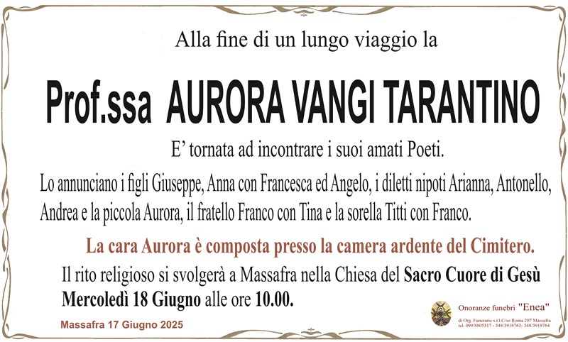 manifesto funebre