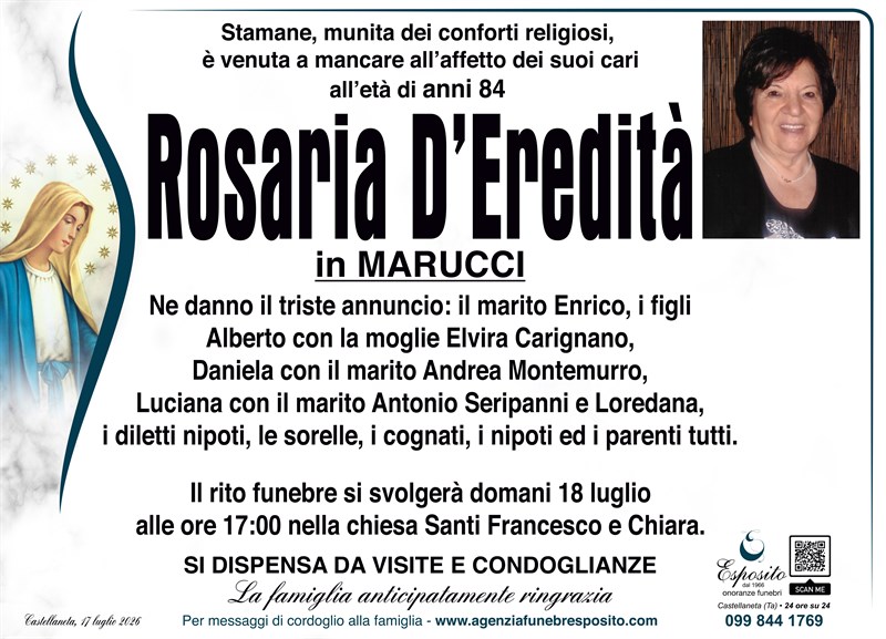 manifesto funebre
