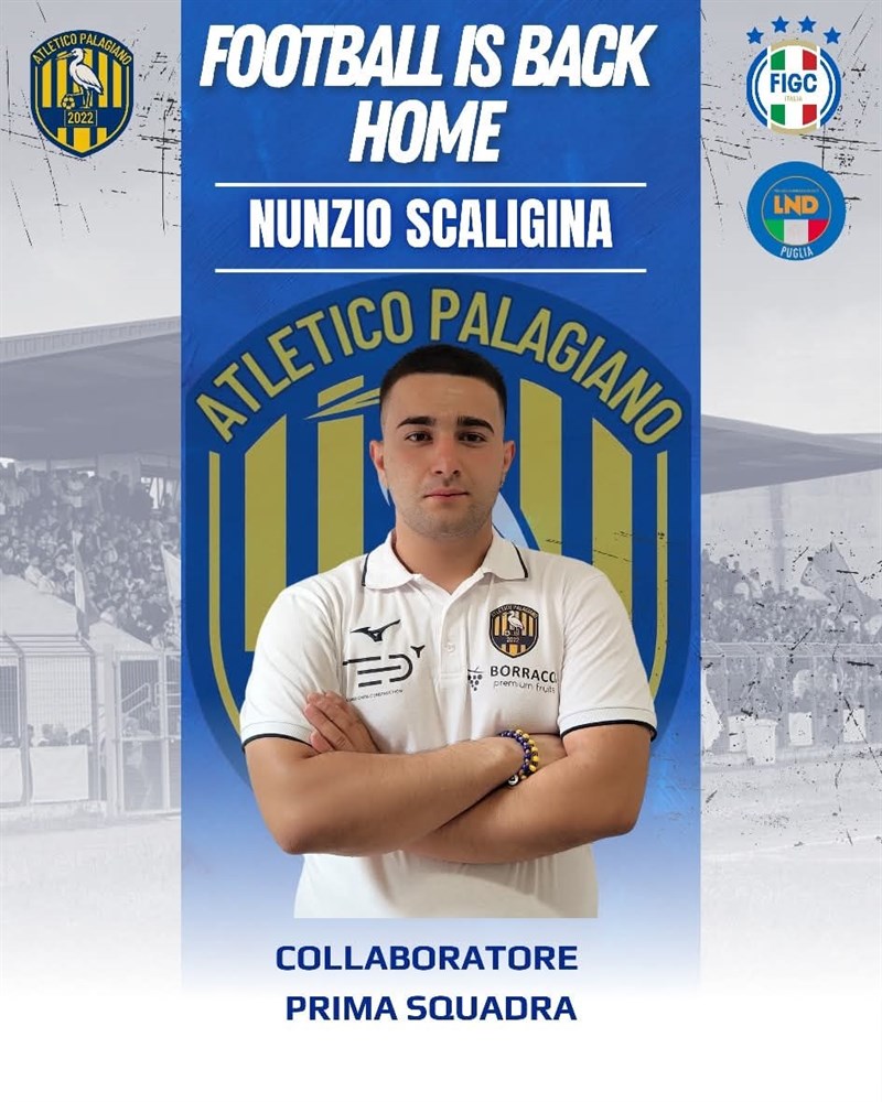 Lo staff dell'Asd Atletico Palagiano