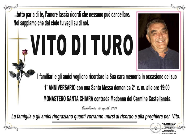 Anniversario di Vito Di Turo