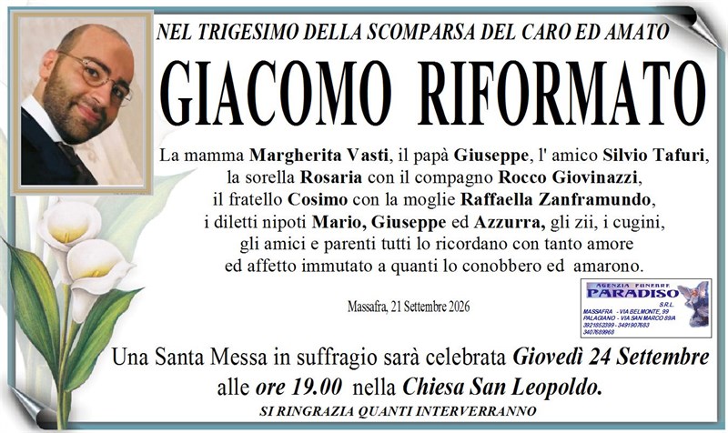 GIACOMO RIFORMATO