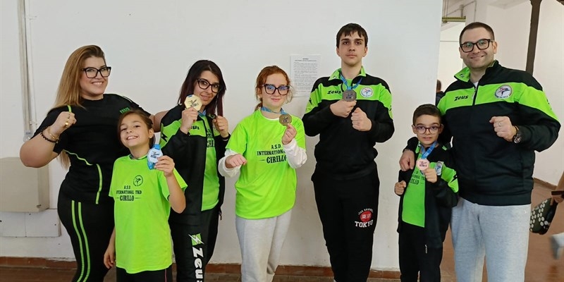 Taekwondo Cirilo, sei atleti a medaglia in Calabria