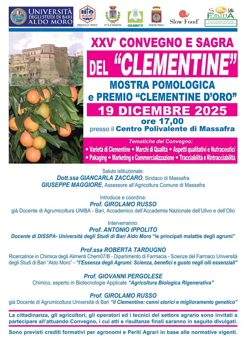 Clementine protagoniste di un convegno