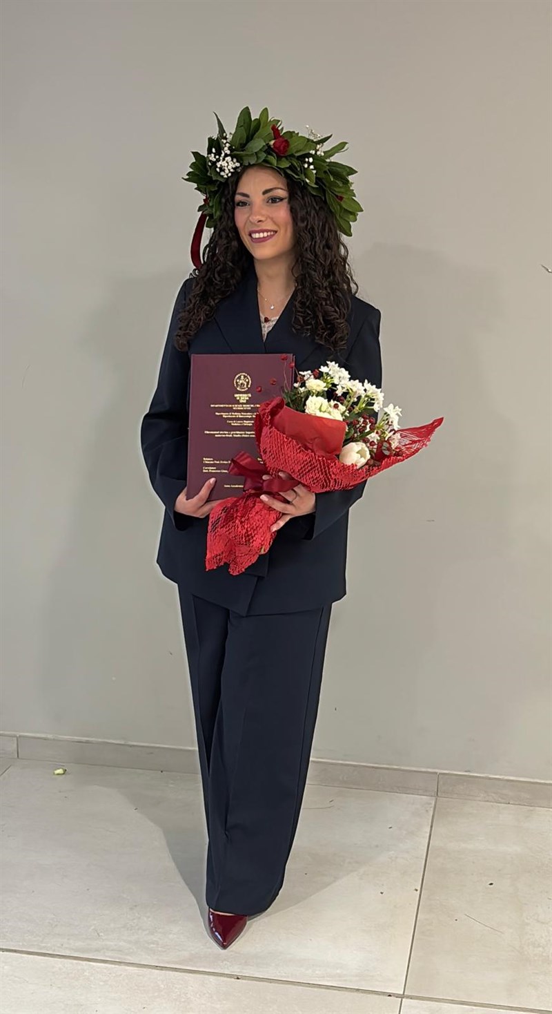 Congratulazioni a Melania Giovinazzi