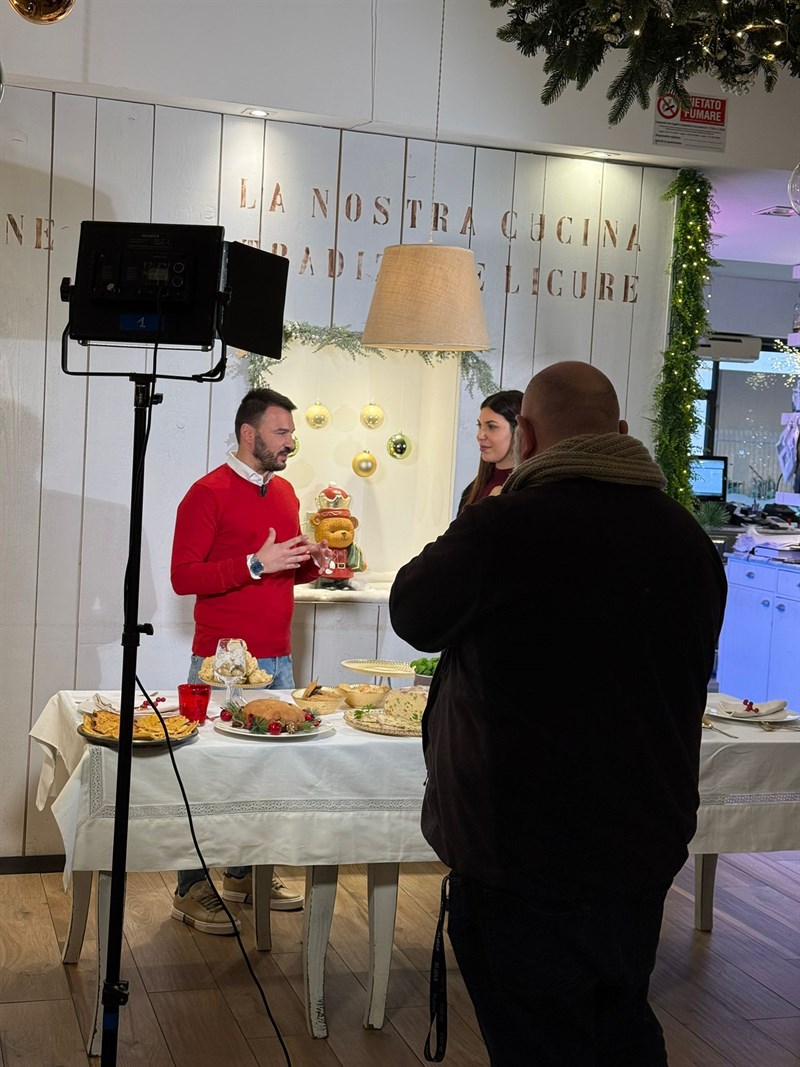 le riprese di "Studio Aperto Mag"