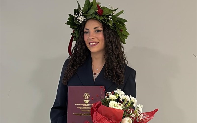 Congratulazioni a Melania Giovinazzi