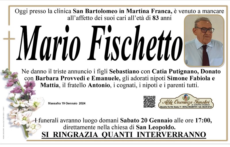 Trigesimo di Mario Fischetto