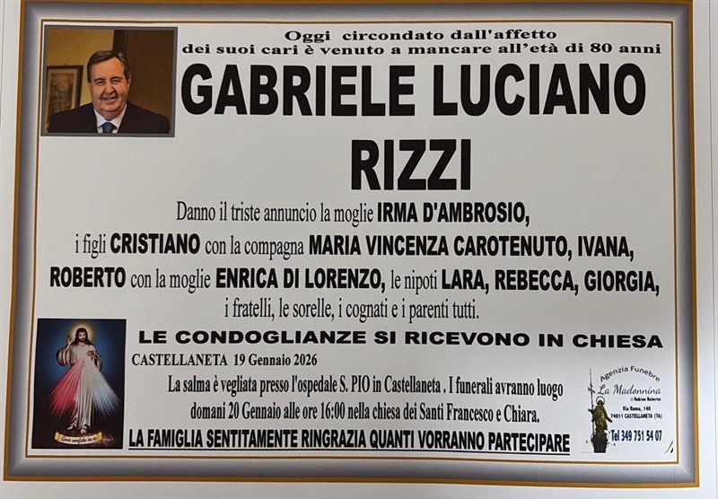 Trigesimo di Gabriele Luciano Rizzi
