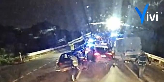 Scontro sulla statale: una donna in codice rosso