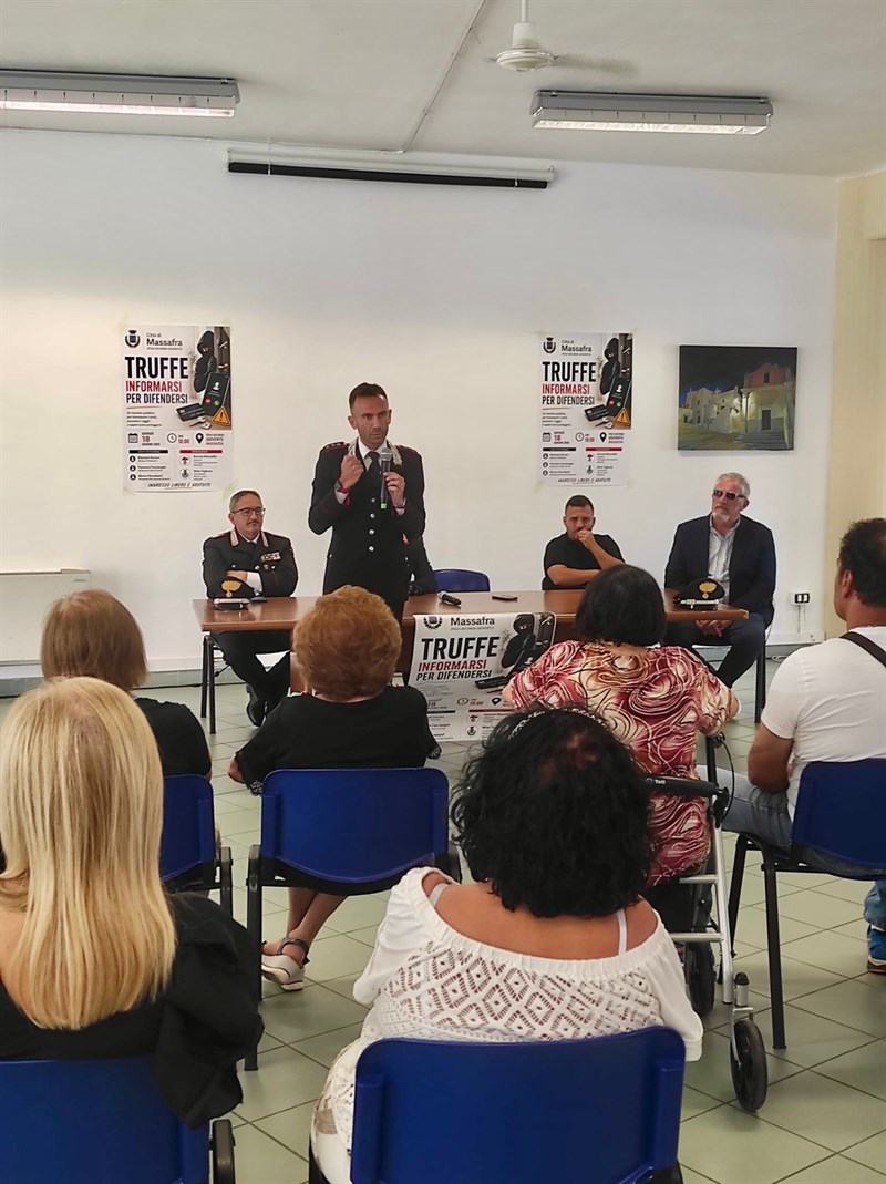 A Massafra un incontro pubblico per difendersi dalle truffe