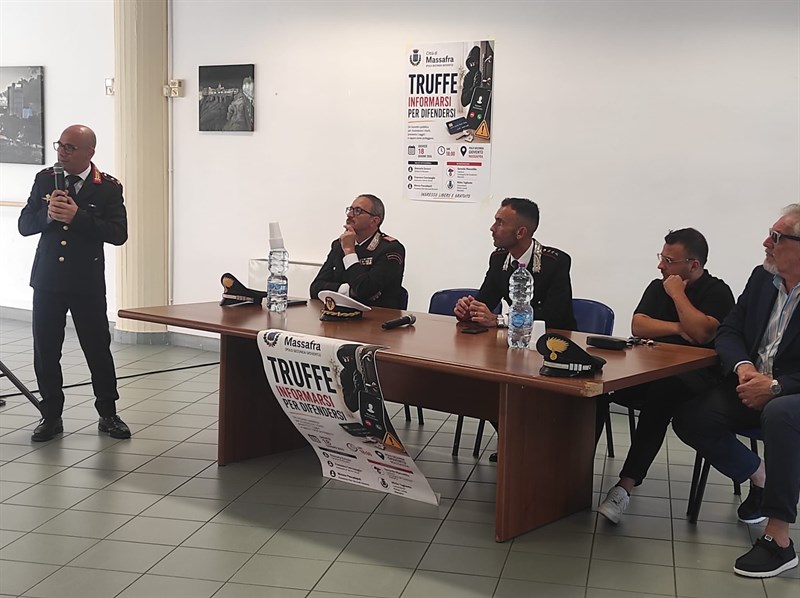 A Massafra un incontro pubblico per difendersi dalle truffe