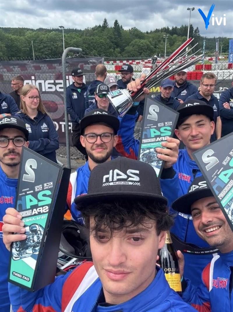 Spa-Francorchamps, l’impresa di D’Arcangelo: secondo posto assoluto di categoria