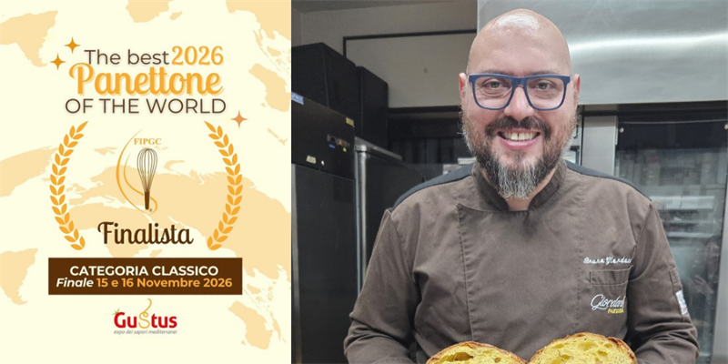 Il maestro pasticcere Bruno Giordano vola alla finale mondiale del Panettone