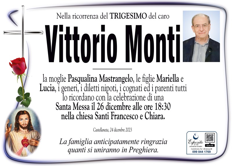 Trigesimo di Vittorio Monti