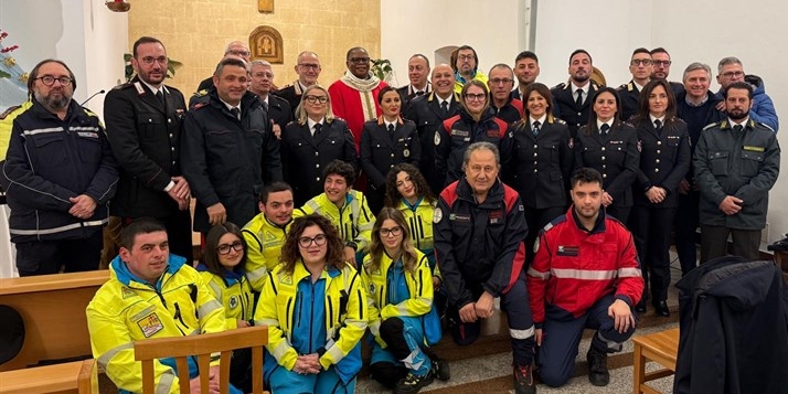 San Sebastiano, santa messa con la polizia locale