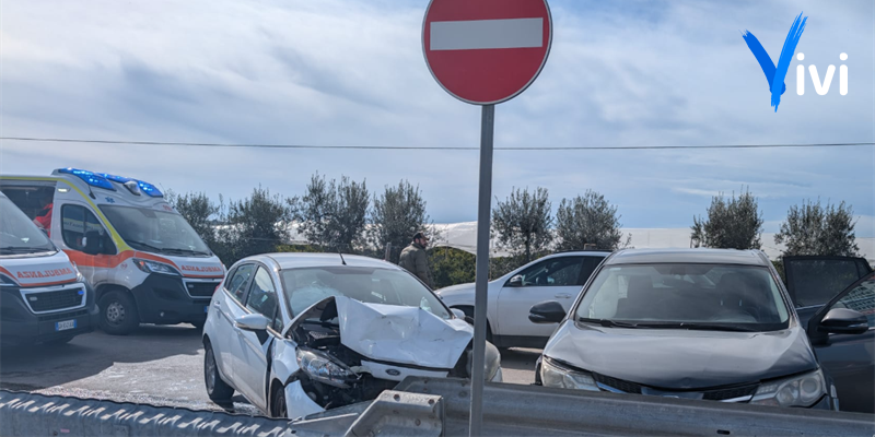 Scontro tra Palagiano e Palagianello: coinvolti quattro veicoli