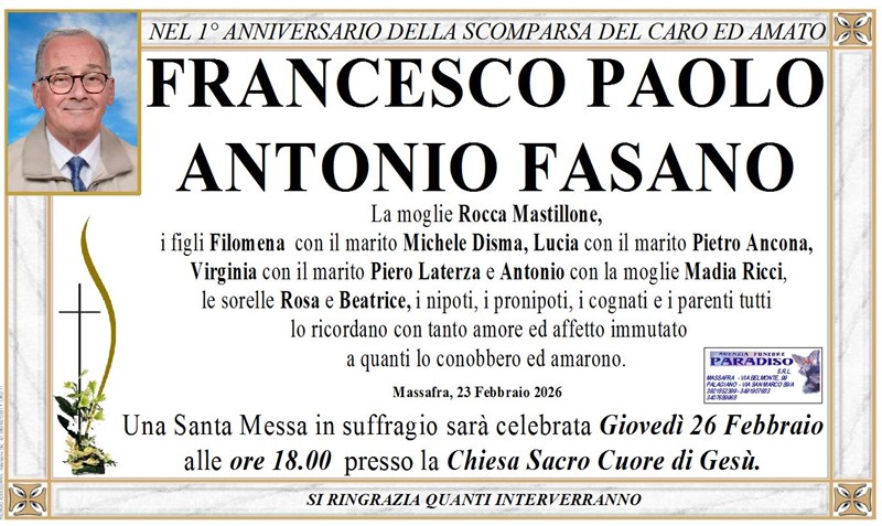 Francesco Paolo Antonio Fasano
