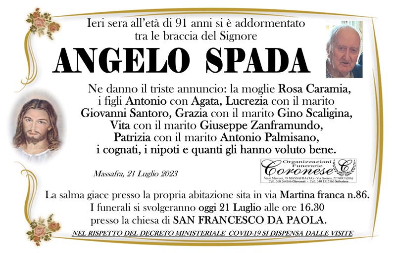 Anniversario di Angelo Spada