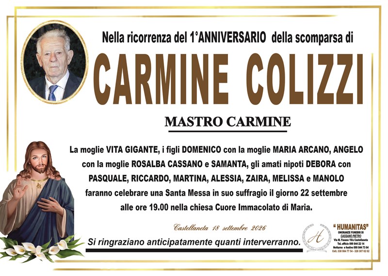 Anniversario di Carmine Colizzi
