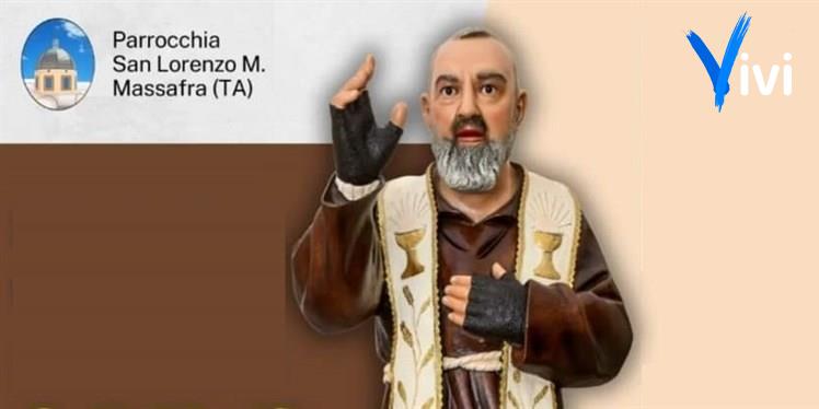 Oggi la benedizione della statua di San Pio da Pietrelcina