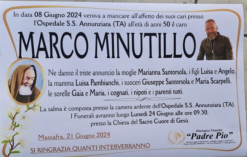 Trigesimo di Marco Minutillo