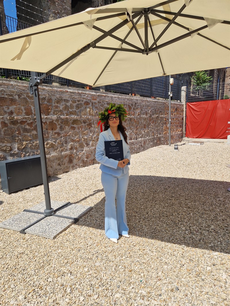 Congratulazioni ad Alessandra Di Giorgio