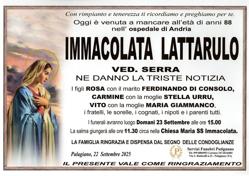 IMMACOLATA LATTARULO