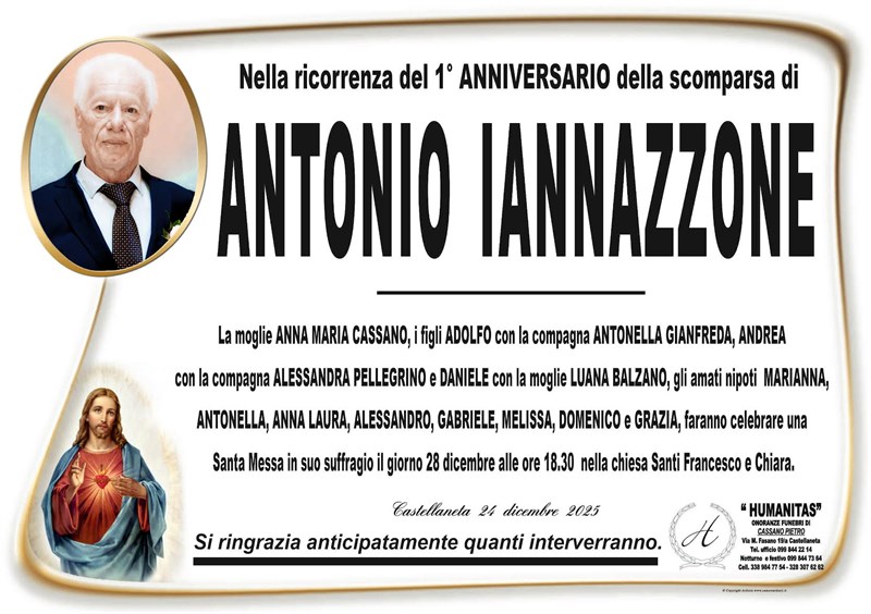 Anniversario di Antonio Iannazzone