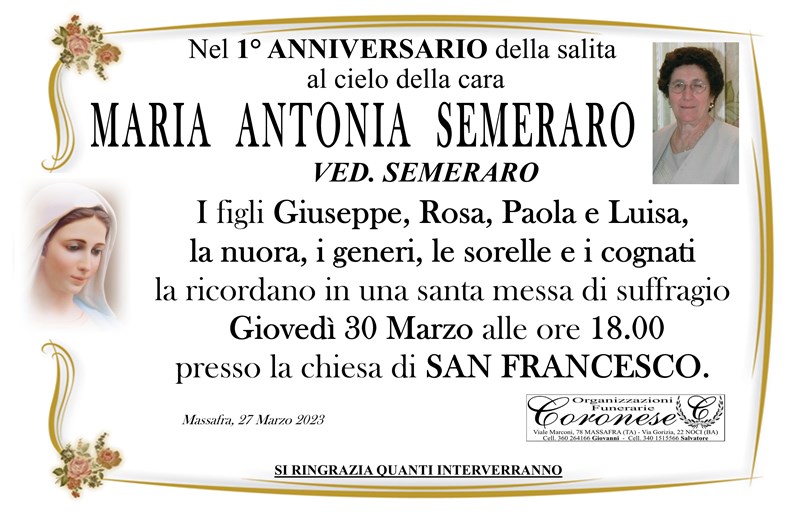 Maria Antonia Palma Semeraro