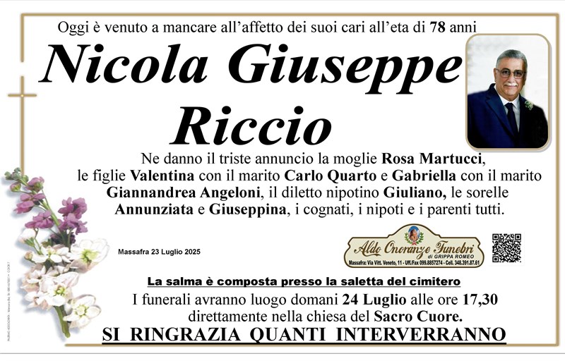 Trigesimo di Nicola Giuseppe Riccio
