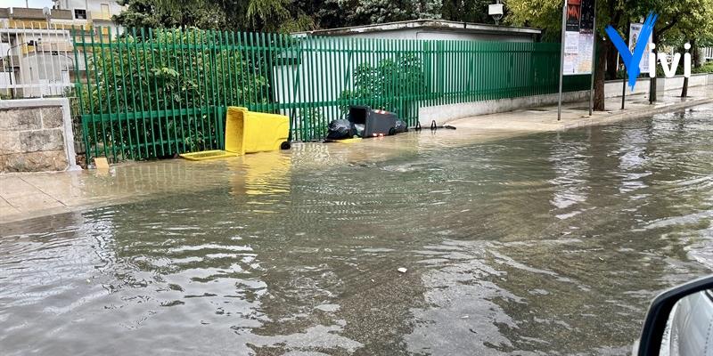 Allagamenti in città: alcune strade sono impraticabili a Massafra