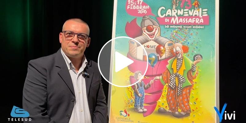 Il manifesto di Francesco Lisi celebra il cuore del Carnevale di Massafra