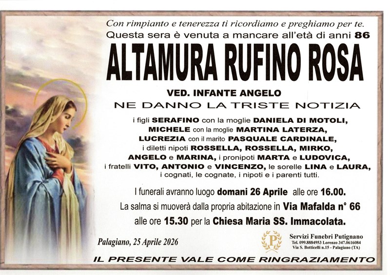 manifesto funebre
