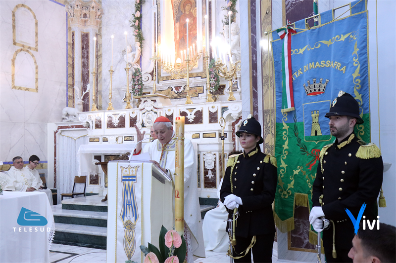 Zuppi a Massafra per i 250 anni del Patrocinio della Madonna della Scala