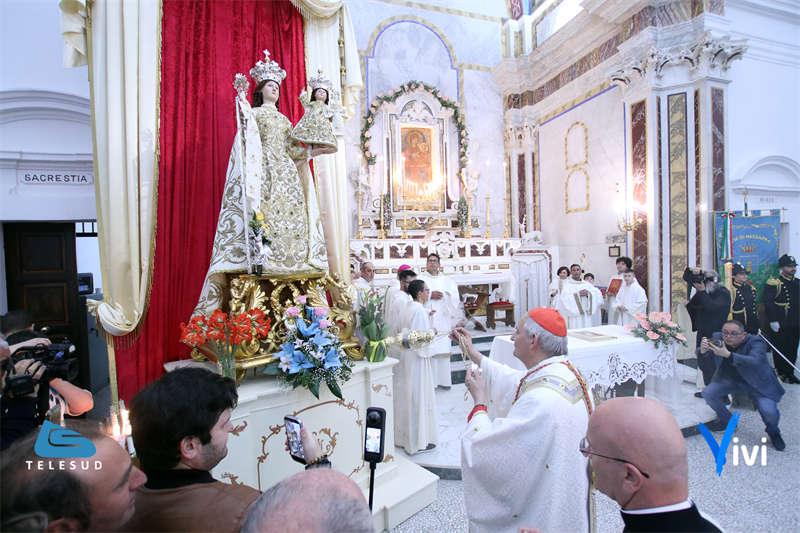 Zuppi a Massafra per i 250 anni del Patrocinio della Madonna della Scala