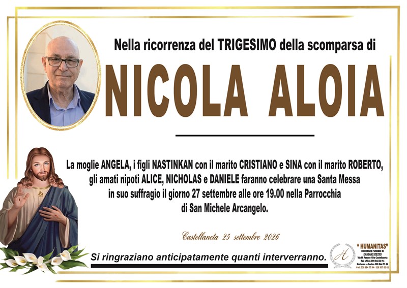 Trigesimo di Nicola Aloia