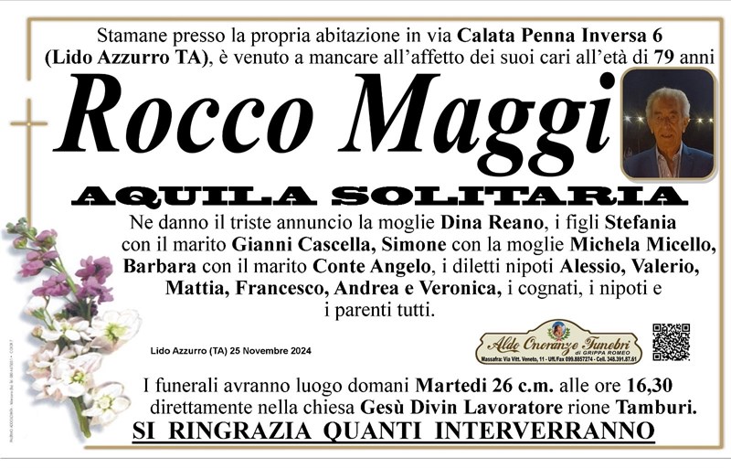 Trigesimo di Rocco Maggi