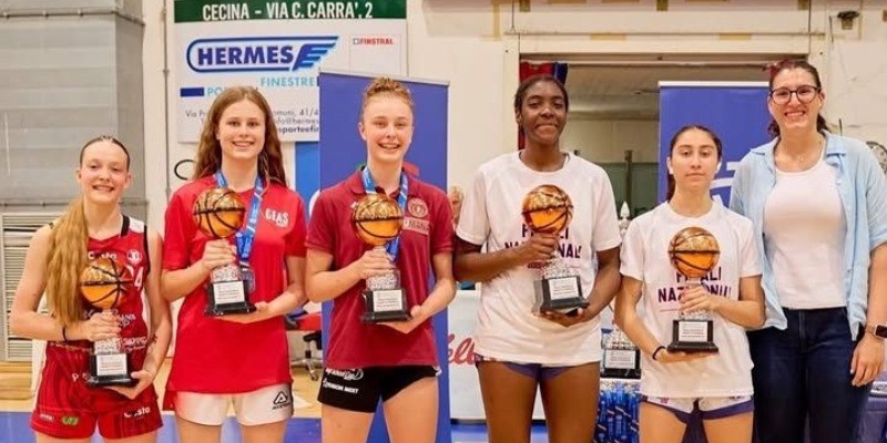 Giulia Nardelli nel miglior quintetto d’Italia under 15