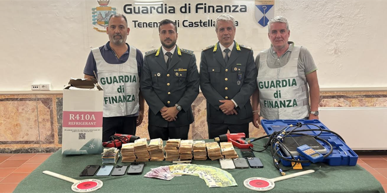 Maxi sequestro a Castellaneta: scoperte 43 tonnellate di gas illegale e 220mila euro in contanti