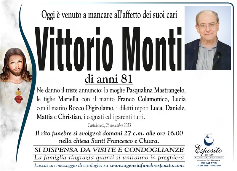 Trigesimo di Vittorio Monti