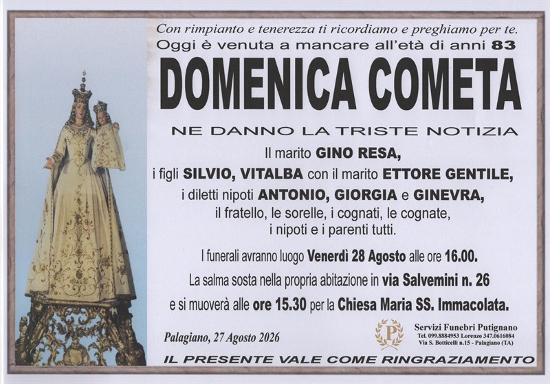 Domenica Cometa