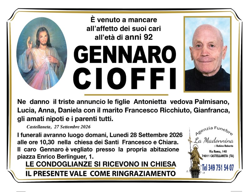 manifesto funebre