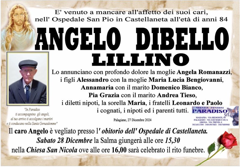 Trigesimo di Angelo Dibello